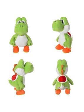 Super Mario Kids Yoshi Bedding jumbo Plush 20”